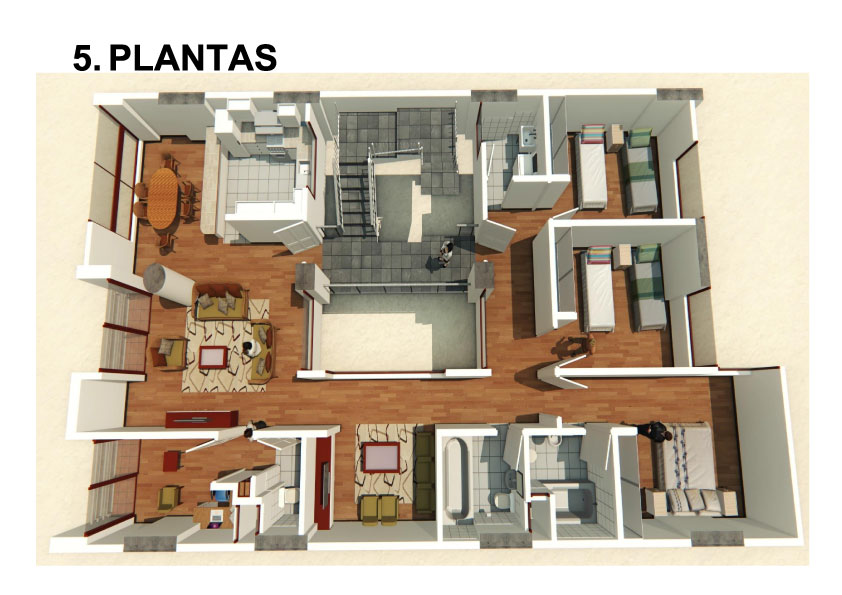 Residencial Santa Monica II - Interiores